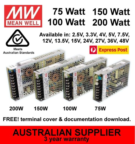 Meanwell rsp power supply 75w - rsp,