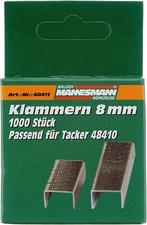 Mannesmann staples 1000 pcs - mannesmann,