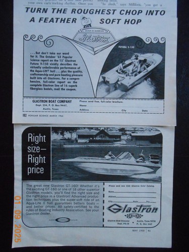 1964 1968 glastron boat - 1968,