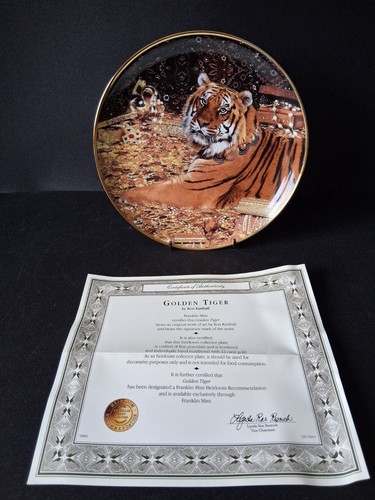 Franklin mint golden tiger - mint,