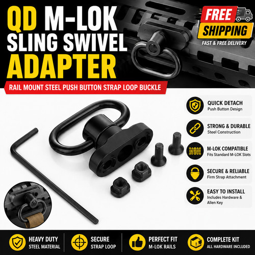 Lok sling swivel adapter - m-lok,