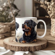 Rottweiler 11oz Ceramic Dog