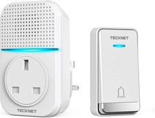 TECKNET Wireless Doorbell, No