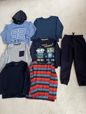 Boys Clothes Bundle Age 5-6 Years  .6 Items + 1 Item 6-7 Yrs