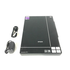 Epson Perfection V37 Flatbed Scanner with Power Supply + USB - 4800 x 9600 dpi