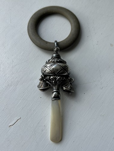 Antique sterling silver babies - silver,