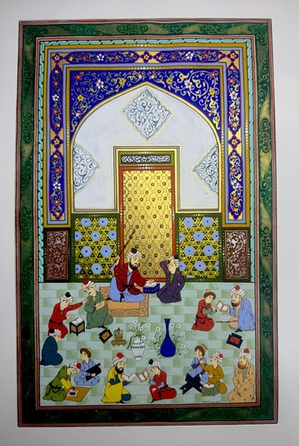 Miniature painting persian art - miniature,