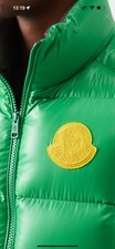 MONCLER 1952 Goose Puffer Gillet Genuine Worth £850 Worn Only 3 Times