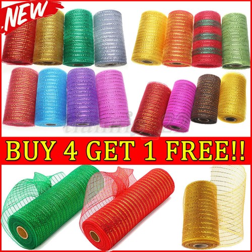 Deco mesh rolls - 15cm, 10yd