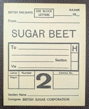 Vintage British Railways Sugar