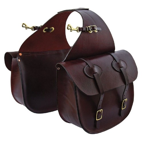 Leather western horse saddle - leather,