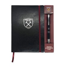 West Ham United FC Notebook & Pen A5 Executive Premium OFFICIAL Football Gift
