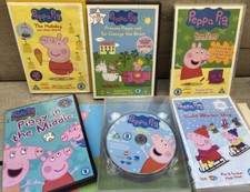 11 PEPPA PIG DVDs Princess Sir George 6 Boxset New Shoes 10hrs+ NickJr Childrens