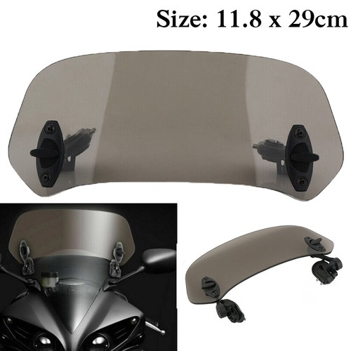 Motorcycle clip windshield - on,