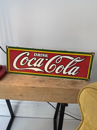 Coca cola enamel vintage - coca,