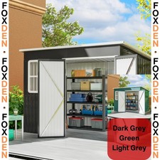 Metal Garden Shed 8.5 x 6ft