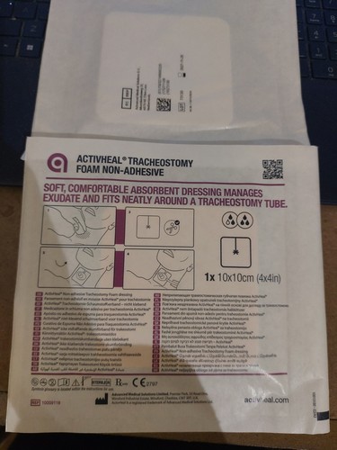 Activheal foam tracheostomy - activheal,