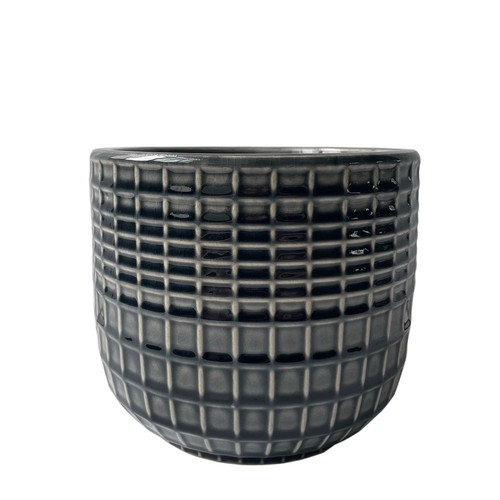 Geometric ceramic plant pot - plant,