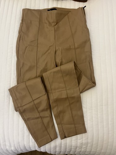 Zara faux leather - zara, leggings