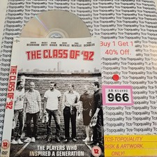 The class of 92 DVD disc and artwork only. Save £s. Eco.