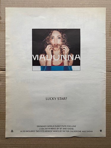 Madonna drowned world poster - drowned,