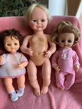 3 X Vintage Dolls~ Chiltern ~