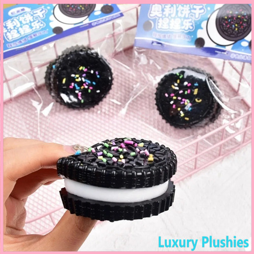 Oreo cookie squishy stress - squishy,
