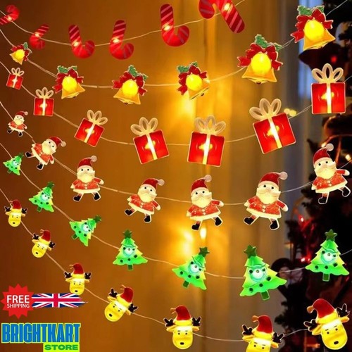 Santa claus string light - claus,