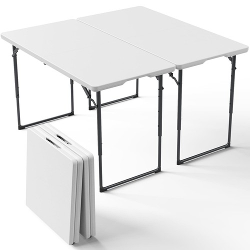 Folding table 4ft foldable - folding,