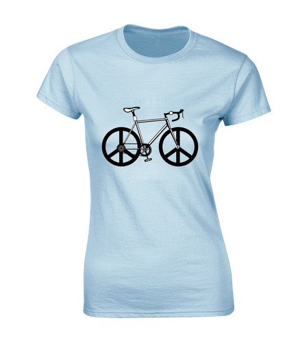 Bicycle peace ladies - bicycle, shirt