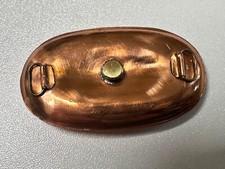 Dolls house miniature 1:12 copper foot warmer / carriage heater by BERT SPURR