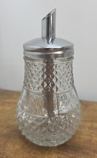 Vintage glass sugar - vintage,