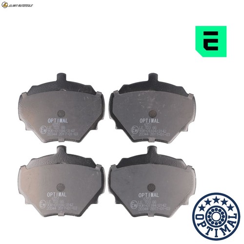 Brake pad set - pad,