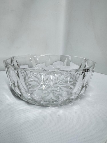 Vintage heavy cut glass - heavy,