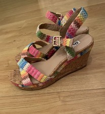 Dune London Kelisa Multi Coloured Sandals - new, RRP £89