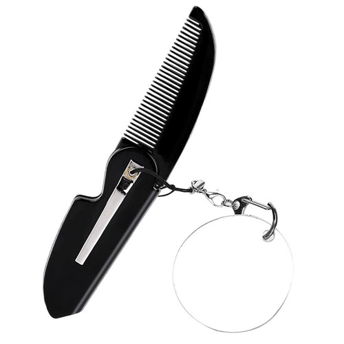 Foldable pocket comb with - foldable,