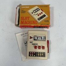 Vintage Radio Shack Slot Machine Handheld Battery Operated Pocket Toy Works