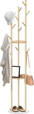 Modern Gold Metal Coat Rack