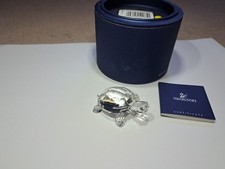 Swarovski Crystal Tortoise Turtle  In the Secret Garden. MIB WITH CERTIFICATE