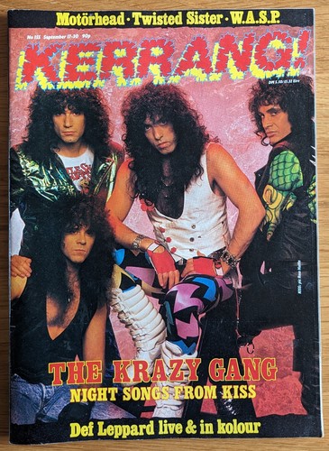 Kiss kerrang issue 155 - kiss,