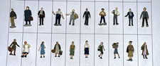 Job lot  - 20 OO/HO Gauge Painted Model Railway Figures Good Condition t
