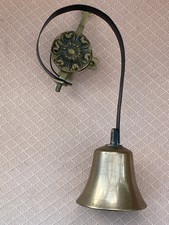 Antique Victorian servants/ door /shop Bell restored.  With 2 cranks and pully.