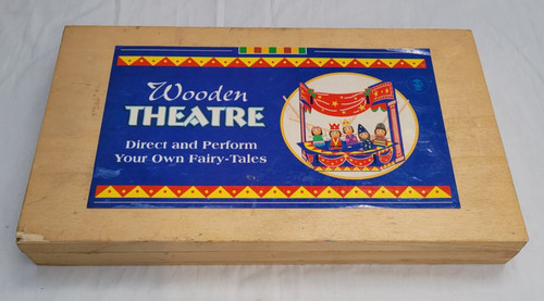 Wooden theatre toy with - theatre, 5