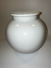 Thomas Germany 3 Liter Porcelain Vintage 19cm White And Round Summer Vase