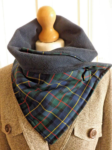Modern macleod tartan fleece - tartan,