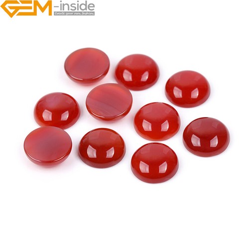 Natural red agate cab cabochon - cab,