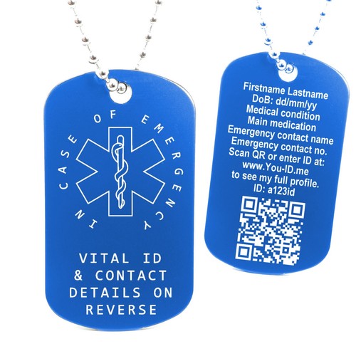 Personalised medical alert - medical,