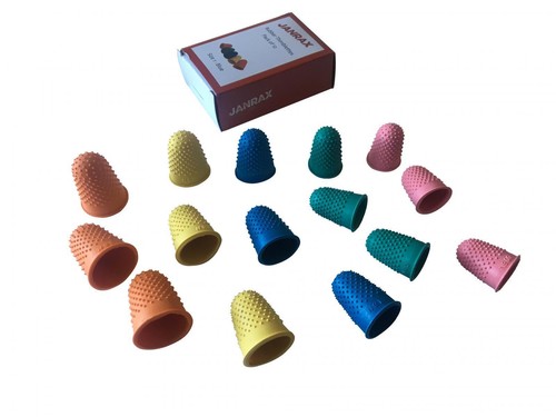 Pack rubber thimblettes - pack,
