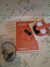 Fitbit Inspire 2 Fitness Tracker - Boxed with Desert Rose Strap & Extra Strap