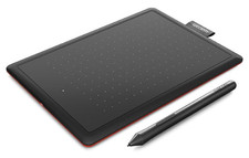 One by Wacom CTL-672 Medium Drawing Graphic Tablet with Stylus Pen PC Mac